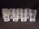 8 st ÖLGLAS "Asklat" Tapio Wirkkala Iittala