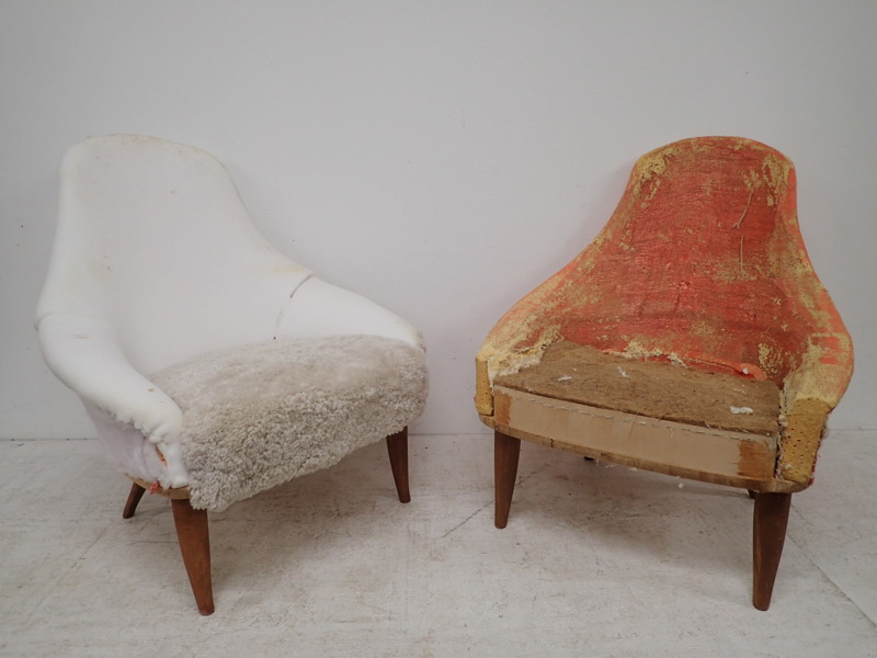 2st fåtöljer "Lilla Eva"  Kerstin Hörlin-Holmquist  NK