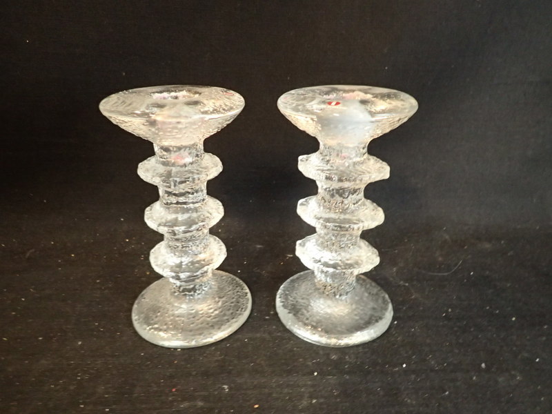 2st ljusstakar "Festivo"  Iittala   H:14,5cm