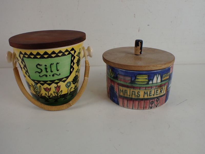 2 st BURKAR "Sill" + "Majas Mejeri"