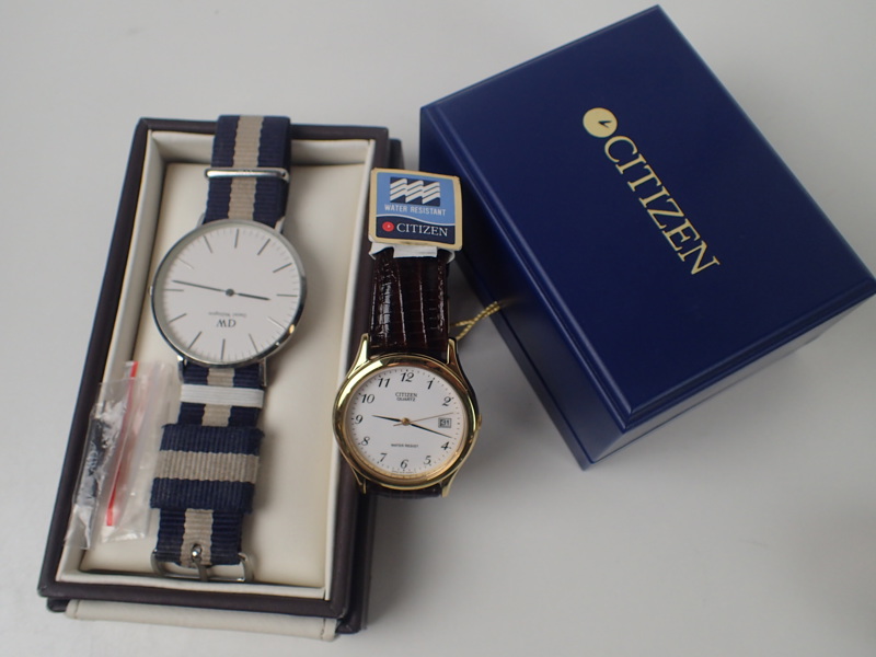 2st armbandsur: D.Wellington,Citizen