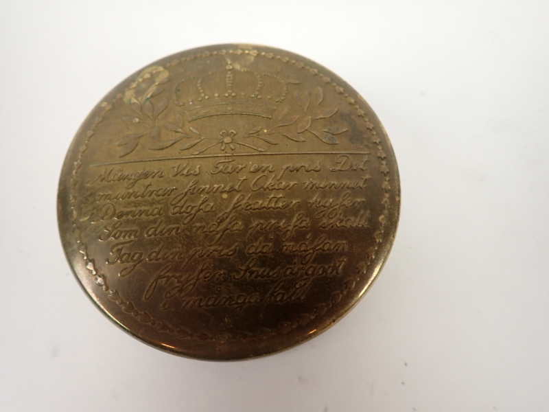 MÄSSINGSDOSA Skultuna