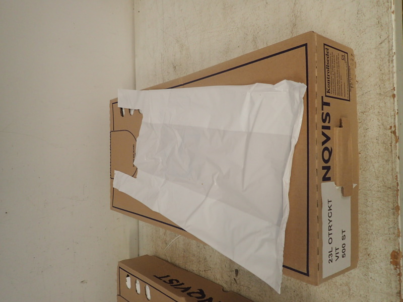 Plastkassar  23L  500st i förpackning