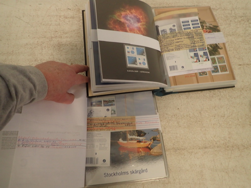 46st samlarbladssatser m.m  med postfriska frimärken