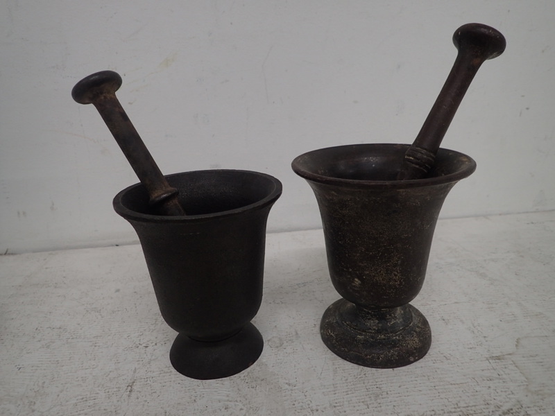 2st järnmortlar    H:13-15cm