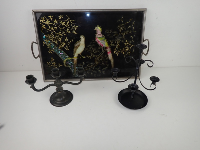 BRICKA + LJUSSTAKAR bl a Ystad Brons