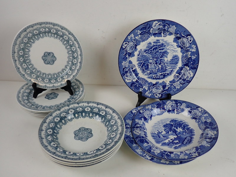 Äldre porslin bl a "Victoria" Rörstrand