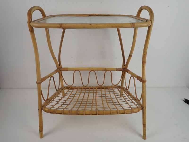 BORD med råglasskiva