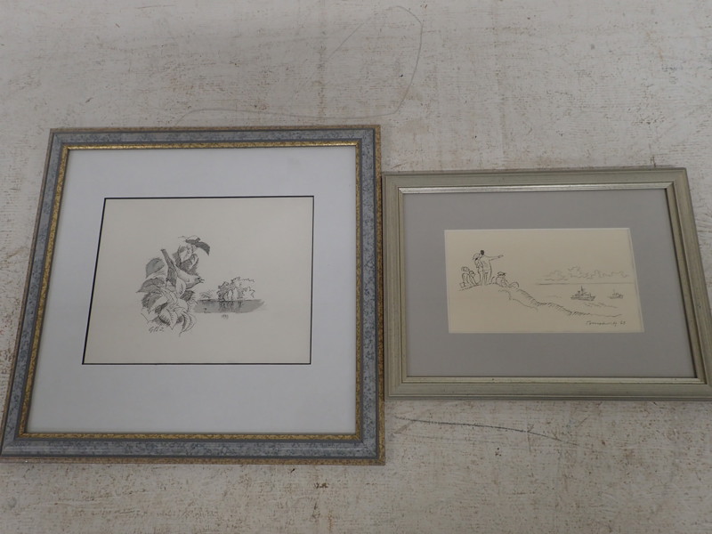 2st teckningar G.Brusewitz