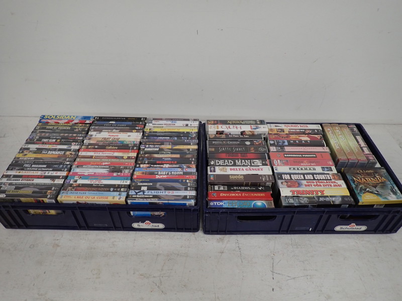 DVD, VHS + TALBÖCKER