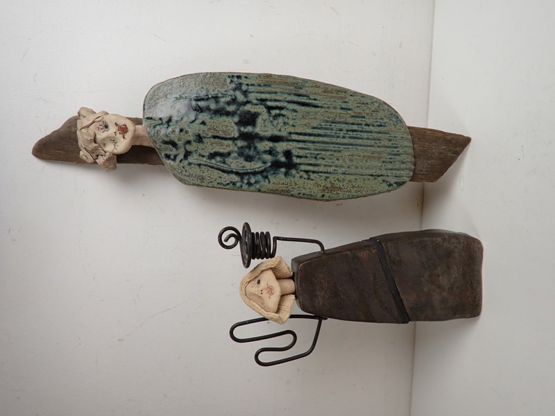 LJUSSTAKE + VÄGGRELIEF Barbro Wahlqvist