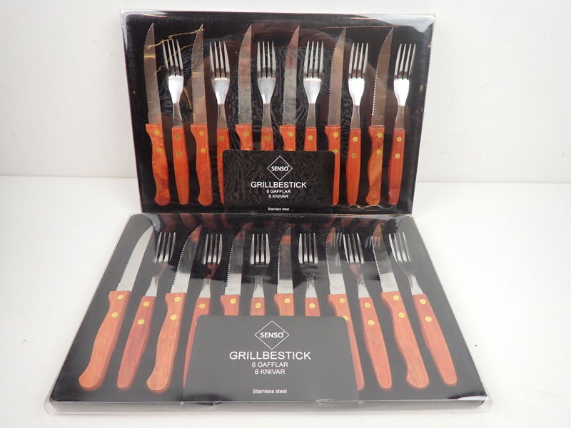 Rostfria "Grillbestick" Senso