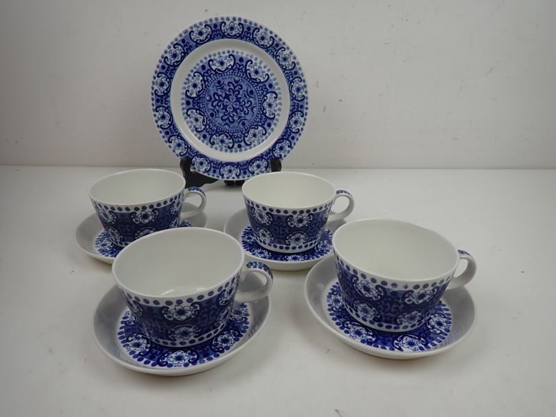 4 st KOPPAR med fat + 1 st ASSIETT "Ali" Arabia