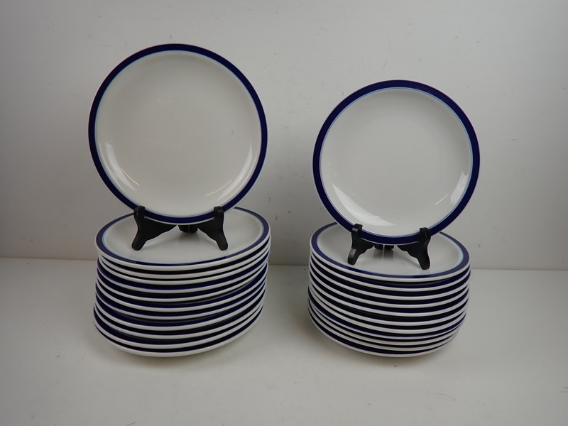 TALLRIKAR + ASSIETTER "Blå Rand" Rörstrand