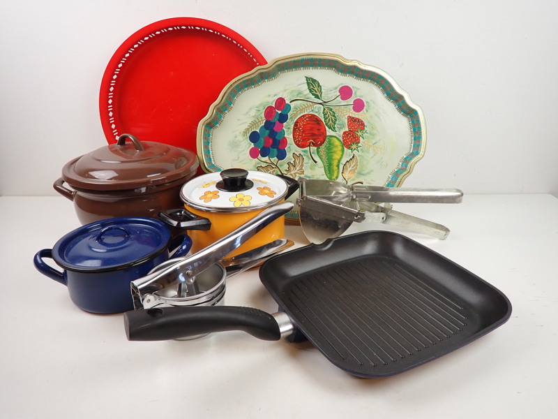 KASTRULLER, GRILLPANNA m m