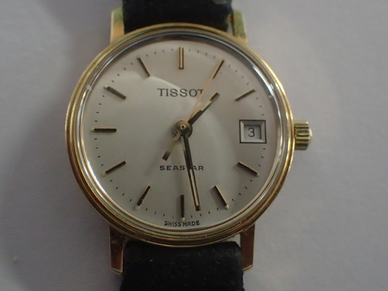 Damarmbandsur,   Tissot Seastar , 18k