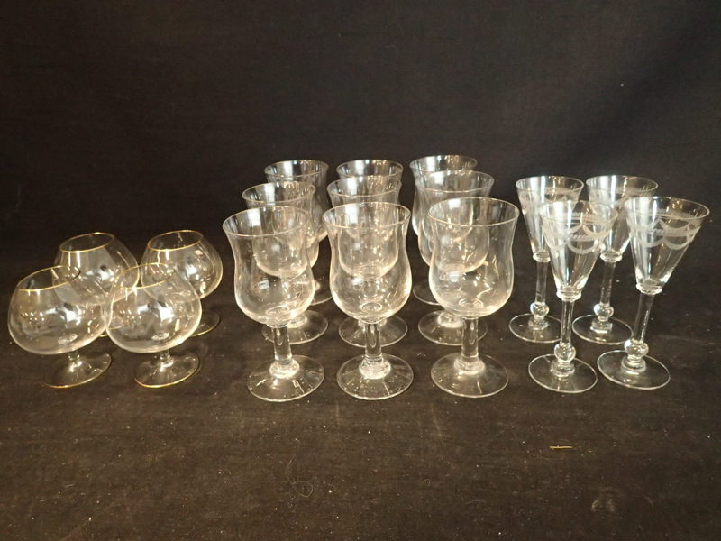 Fotglas  9st ,4st kupor o 4st snapsglas