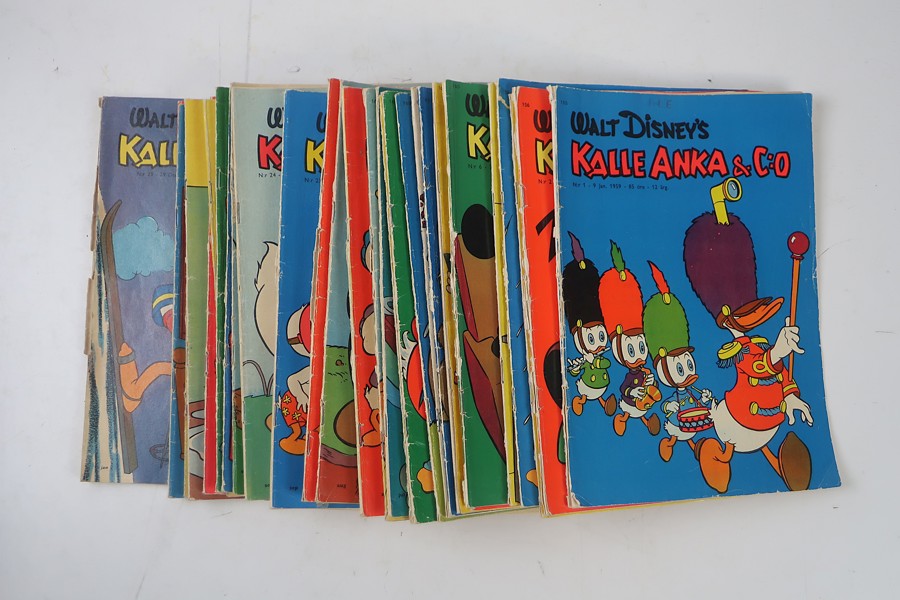 SERIETIDNINGAR. KALLE ANKA KOMPLETT ÅRGÅNG 1959