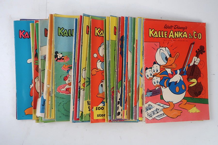 SERIETIDNINGAR. KALLE ANKA KOMPLETT ÅRGÅNG 1962