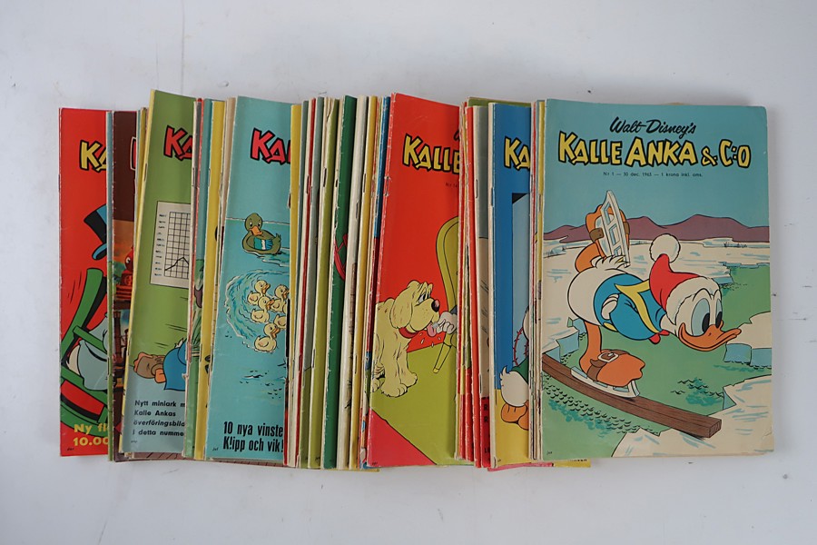SERIETIDNINGAR. KALLE ANKA KOMPLETT ÅRGÅNG 1964