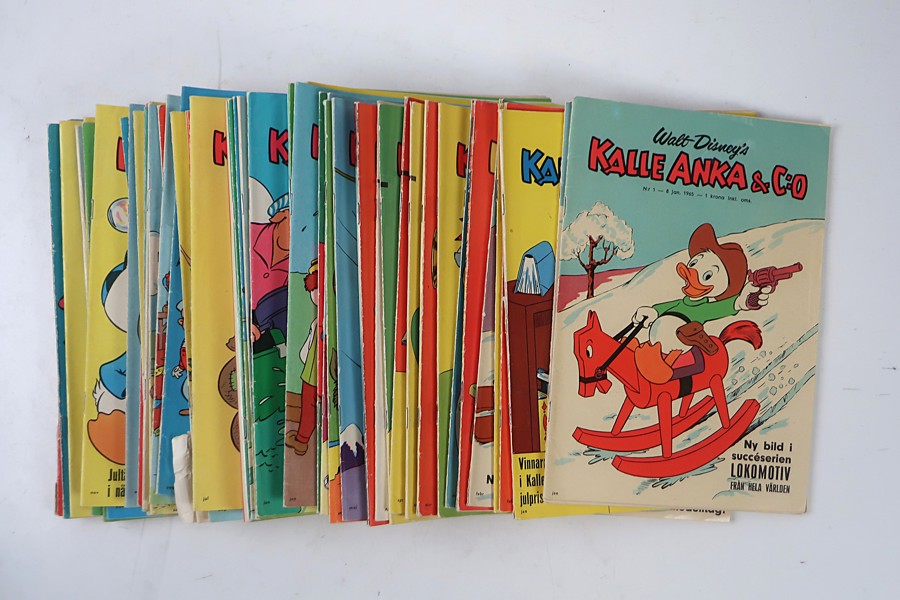 SERIETIDNINGAR. KALLE ANKA KOMPLETT ÅRGÅNG 1965