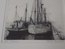 Eigil Thorell   "I hamn" gravyr  4/50     