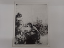 Eigil Thorell " Familjen"    gravyr  3/40